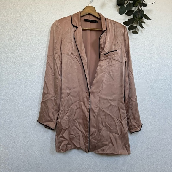House of Harlow 1960 x Revolve Hollis Satin Jacket S - Picture 3 of 8